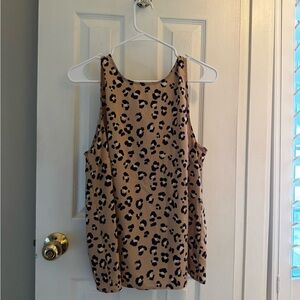 a new day Animal Print Sleeveless Top